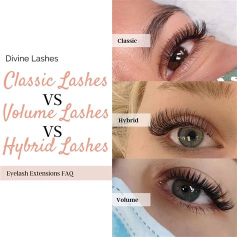 hybrid vs classic eyelashes what s the difference in 2023