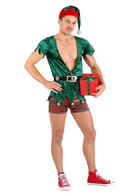 Sexy Mens Christmas Elf Costume