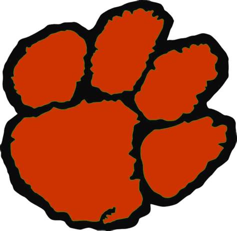 Clemson Tiger Paw Image Free ClipArt Best
