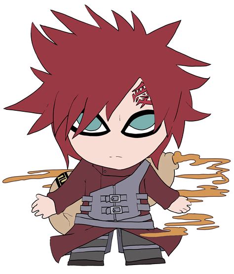 Chibi Gaara Of The Sand By Animereviewguy On Deviantart