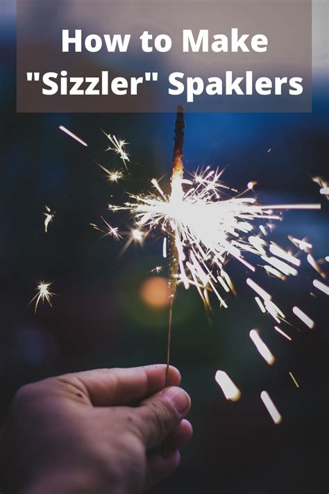 How To Make How To Make Fireworks Homemade Fireworks Sparklers