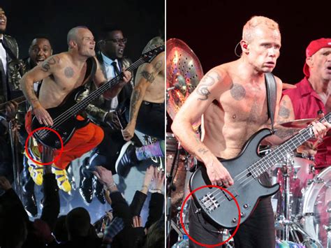 Red Hot Chili Peppers Played Air Guitar During Super Bowl Performance
