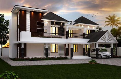Spectacular Villa Exteriors To Mesmerize You With Images Kerala