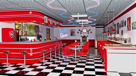 37 50s Diner Wallpapers On Wallpaperplay American Diner Diner 50s