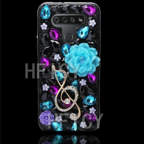 For Blu View 3 B140dl Phone Case Sparkly Glitter Bling Girly Clear