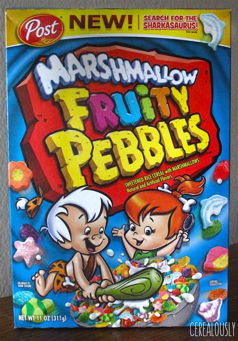 Review Post Marshmallow Fruity Pebbles Cereal Cerealously