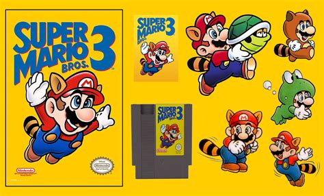Claudioclemente3dcharacterartist Super Mario Bros 3 Nes Cover
