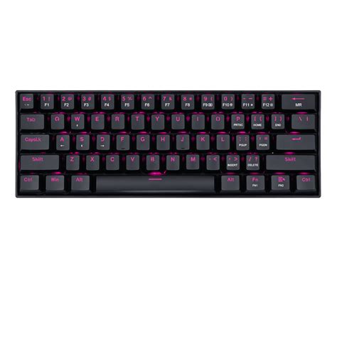 Redragon K630 Gaming Mechanical Keyboard Pink Led Backlit Redragon Zone