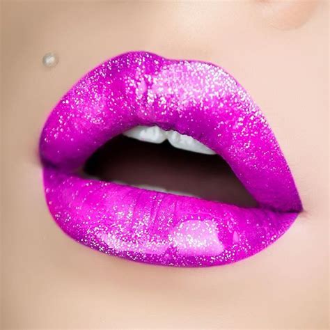 Magenta Sparkle Lips Purple Lips Sparkle Lips Lip Paint