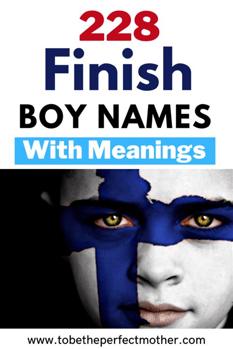 228 Finnish Boy Names With Meanings To Be The Perfect Mother