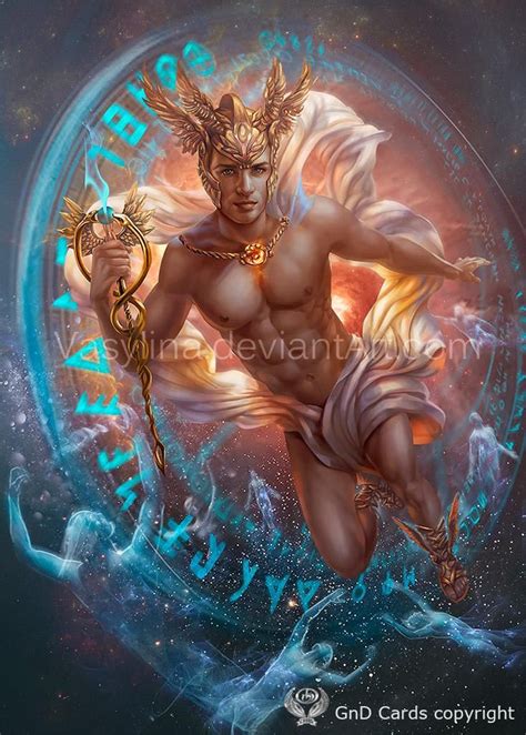 Hermes By Vasylina On Deviantart Pan Mythology Greek Gods And