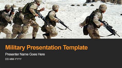 Military Army Armed Forces Powerpoint Background Slidemodel