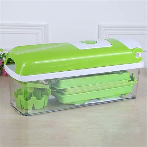 Plastic And Stainless Steel Green Bagonias 12 In 1 Fruit And Vegetable