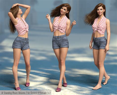 Iv Standing Pose Collection Version For Genesis Female S Daz D