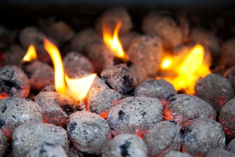 Burning Charcoal Briquettes Free Stock Photo Public Domain Pictures