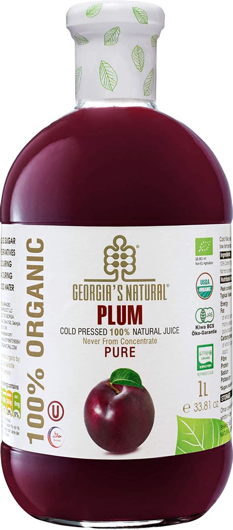 Buy Georgias Natural Plum Juice All Natural Cold Pressed Pure Juice