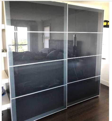 Just finished installing an ikea pax wardrobe. IKEA PAX Wardrobe sliding Doors ONLY Saanich, Victoria