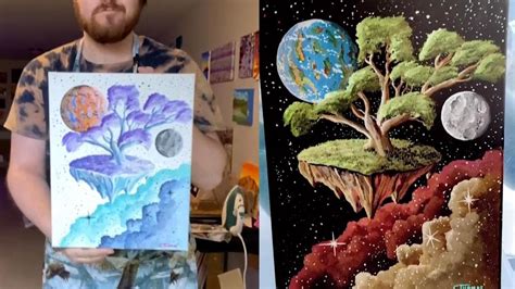 Talented Artist Creates Incredible Inverted Paintings Youtube