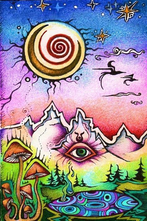 Pin By Thehippievegabond On Graphics In Psychedelic Drawings Trippy Drawings Trippy Art