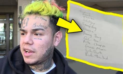 6ix9ine Makes Snitch List Which Includes Jay Z Meek Mill Young Thug