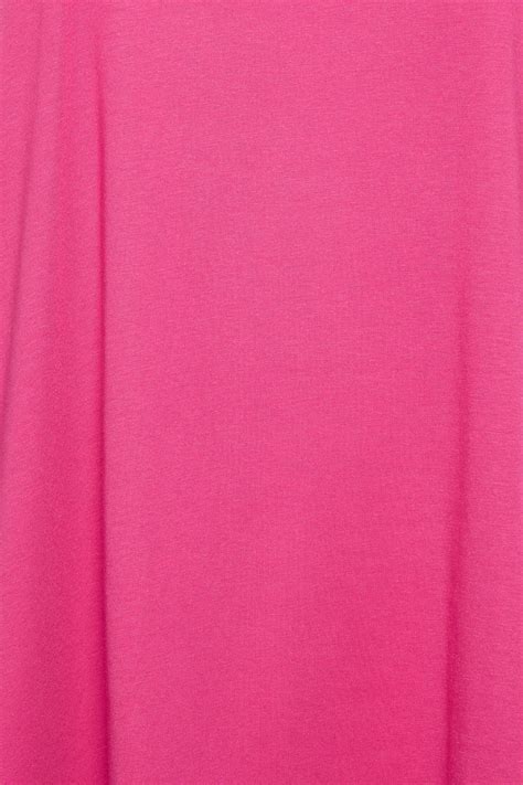 Yours Plus Size Curve Hot Pink Bar Back Vest Top Yours Clothing