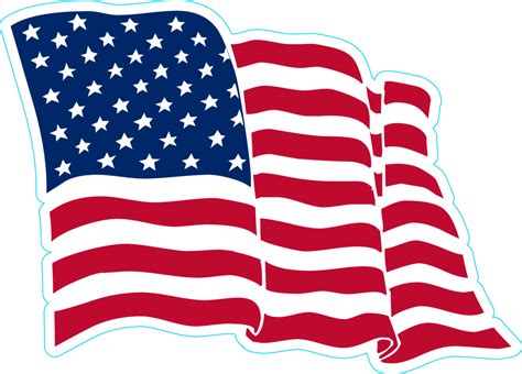 Round American Flag Svg