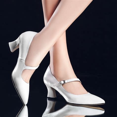 Pointed Toe Women Low Heel Work Shoes Girls Sweet Strappy Dress Shoes