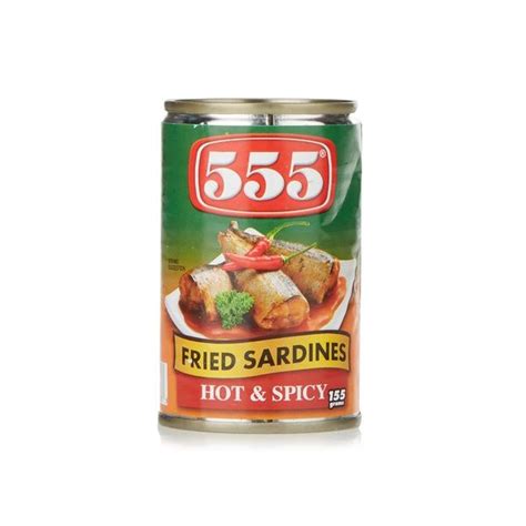 555 Fried Sardines Hot Spicy 155g X 2pcs 1 Day Promotion