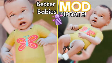 🍭skin Realista Para RecÉm Nascidos Mod Update Better Babies Ellcrze