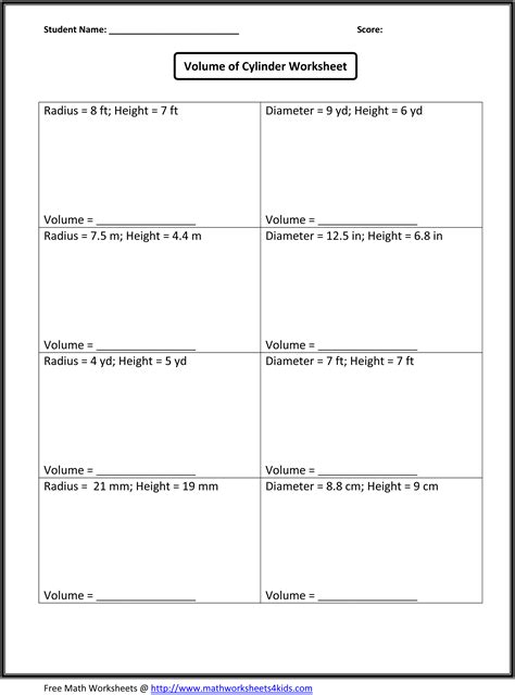 Use them to practice and improve your mathematical skills. 10 Best Images of 7th Grade Math Worksheets With Answer ...