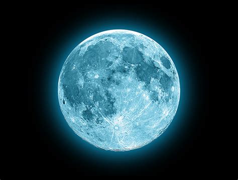 Une lune bleue est une pleine lune « supplémentaire » qui se produit lorsqu'une année comporte 13 pleines lunes, au lieu de 12 lors d'une année habituelle. Poster XXL Lune bleue | WebStickersMuraux.com