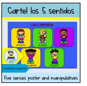 Cartel De Los Sentidos Five Senses Poster In Spanish By El Abc De Aris