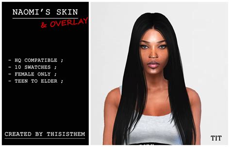 Thisisthem The Sims 4 Skin Sims Hair Sims 4 Vintage Glamour