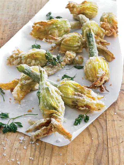 They open in the early hours of the morning. Zucchini Blossoms Stuffed with Ricotta | Williams-Sonoma Taste