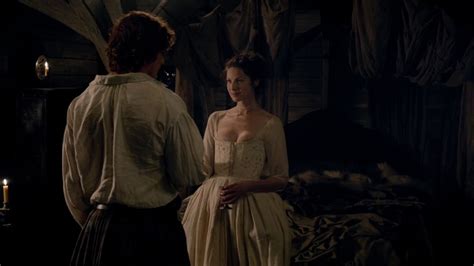 Outlander S1e07 The Wedding Part 1 Jamie And Claire Getting To Know One Another Before The