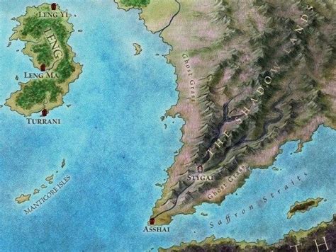 Asshai Map Map A Song Of Ice And Fire Westeros