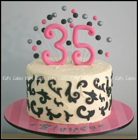 Birthday Cake Ideas For 35 Year Old Woman