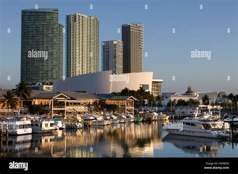Bayside Marketplace Marina American Airlines Arena Downtown Skyline