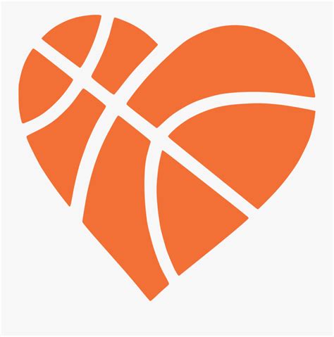 Heart Basketball Clipart Free Basketball Heart Svg Free Transparent