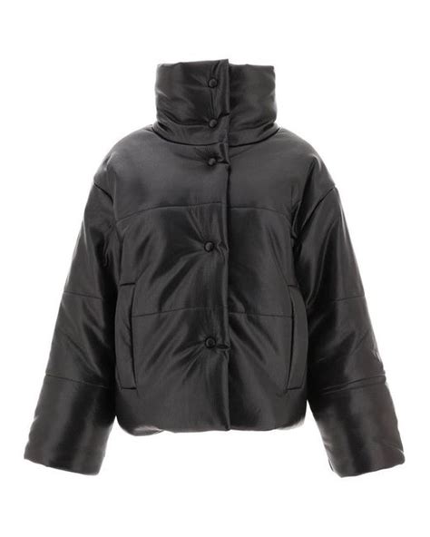 Nanushka Hide Faux Leather Jacket In Black Lyst