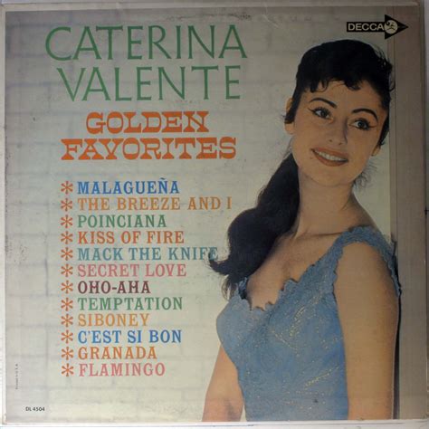 Caterina Valente Golden Favorites Records, LPs, Vinyl and CDs - MusicStack