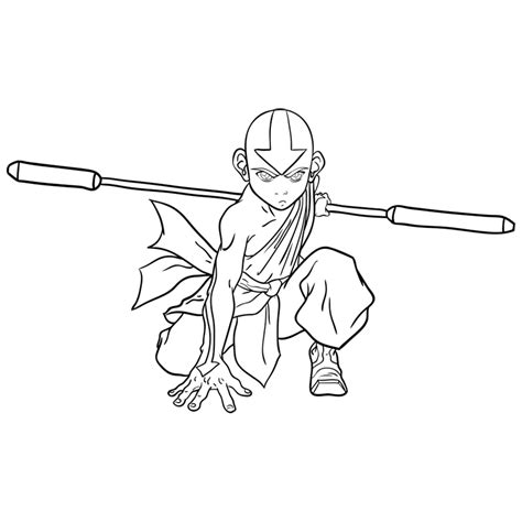 Learn How To Draw Aang Drawing Avatar Characters Easy To Draw
