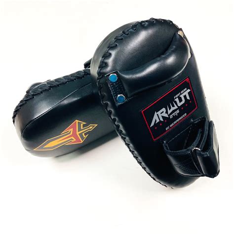 Arwut Kick Pads Kp3 Black Ultra Lightweight Tko Fight Store