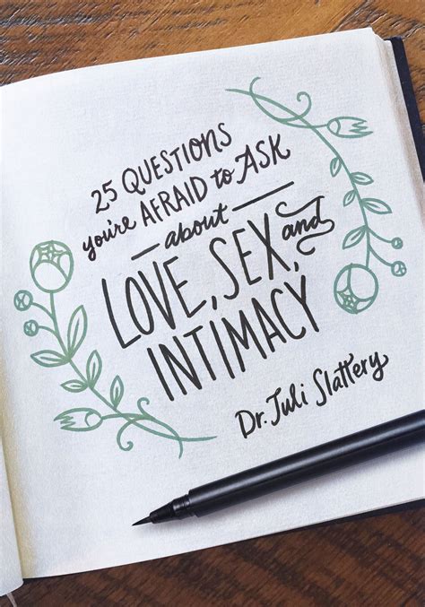 25 Questions About Sex And 25 Great Answers Tami Myer