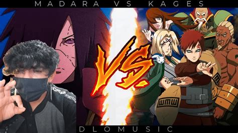 Reaccionando A Madara Vs Kages Rap Naruto Shippuden 2021