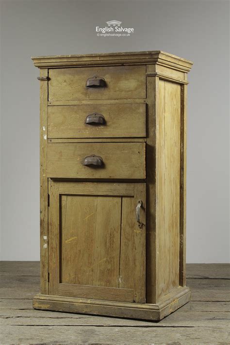 Antique cupboards normally in larger formats for the storage of items behind hinged doors. Reclaimed Antique Pine Cupboard