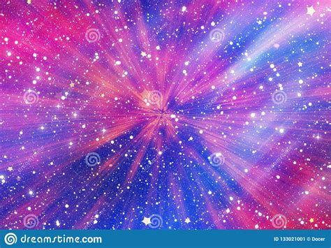 Beauty Space Stars Backgrounds Stock Illustration Illustration Of