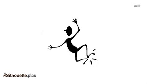 Clipart Stick Figure Jumping For Joy Silhouette Silhouettepics