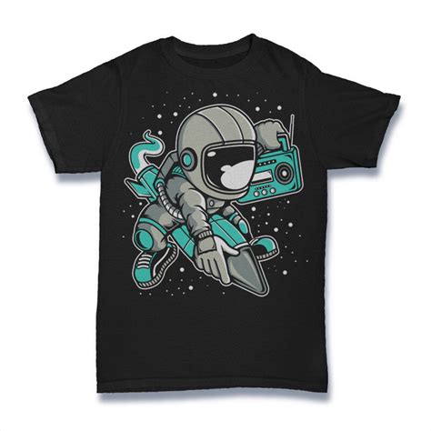 Astronaut Cartoon Tshirt Designs Bundle T Shirt Bundles