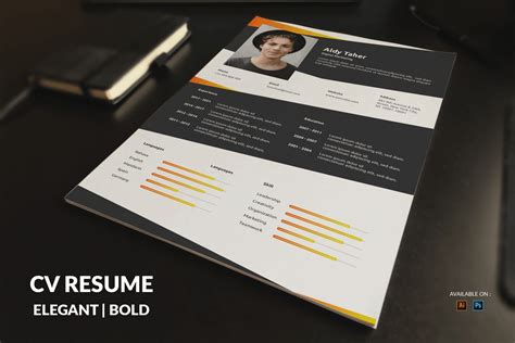 30 Best Photoshop Resume Templates Psd With Modern Designs Theme